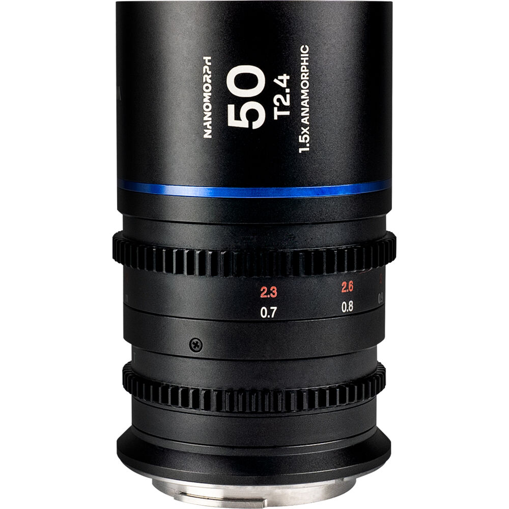 Laowa Nanomorph 50mm T2.4 1.5x S35 Anamorphic (Sony E, Canon RF, Fuji X, m43, ARRI PL & Canon EF) Blue Flare model - 1